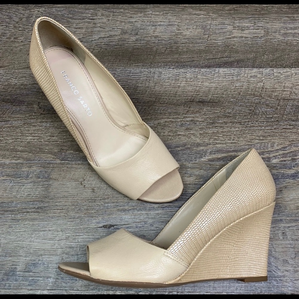 Franco Sarto wedge heels, size 8